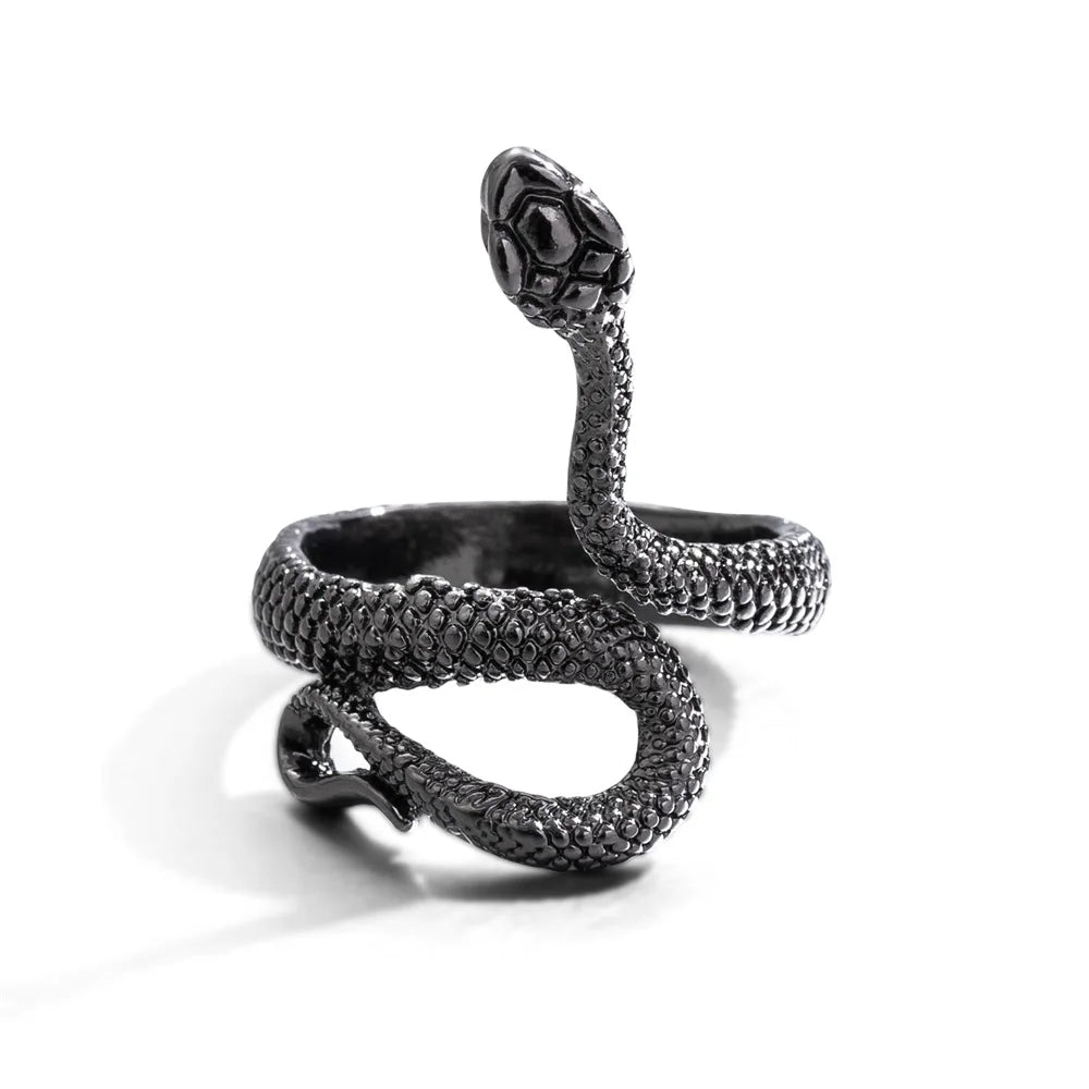 Bague vintage gothique en forme de tête de mort et d'ange pour femme, style hip-hop, couleur argent, papillon, cœur, tendance 2021