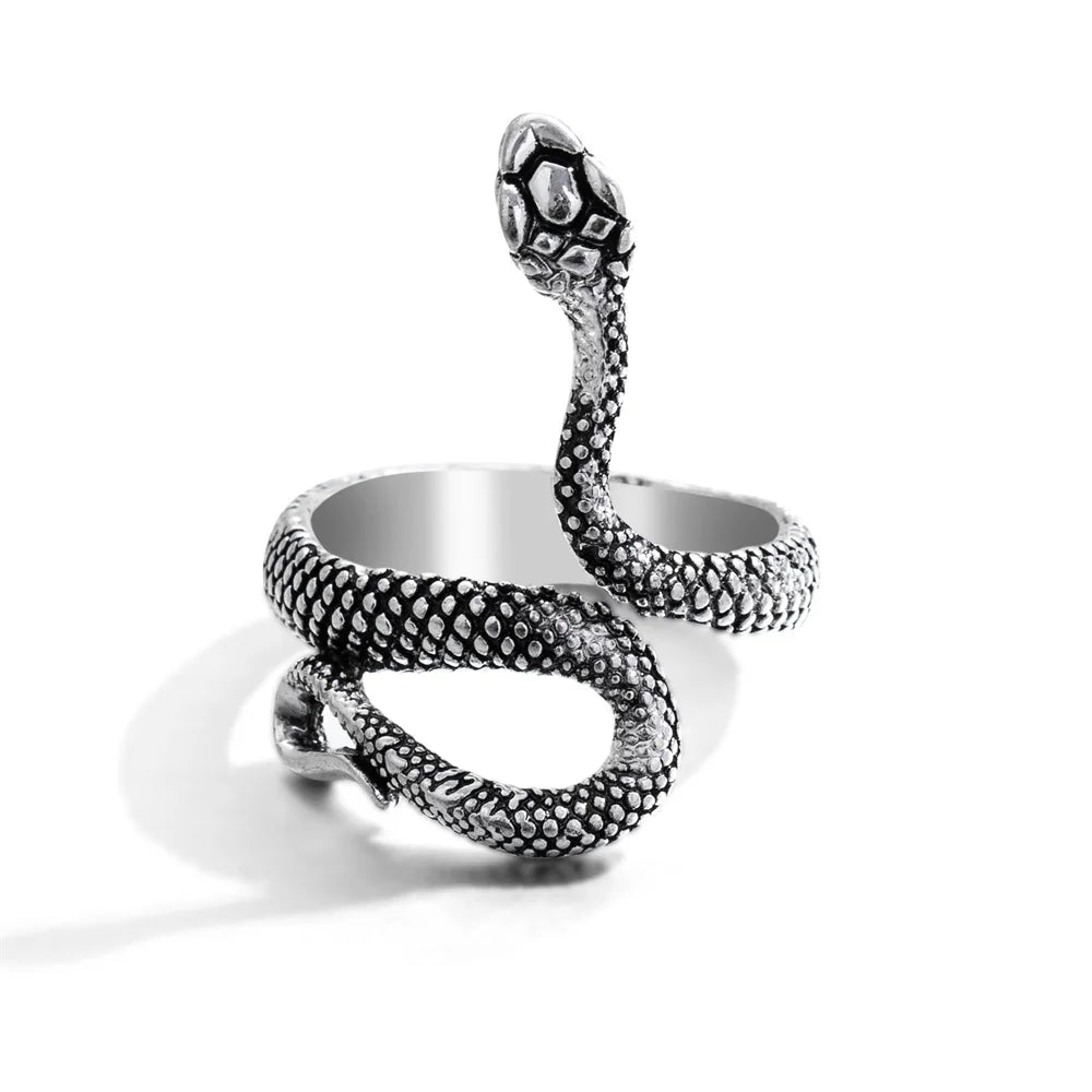 Bague vintage gothique en forme de tête de mort et d'ange pour femme, style hip-hop, couleur argent, papillon, cœur, tendance 2021