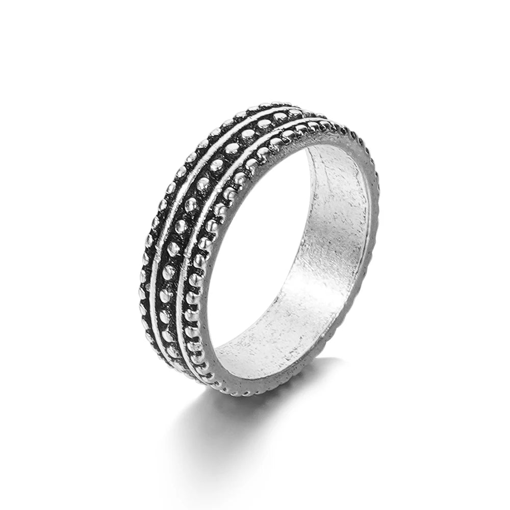 Bague vintage gothique en forme de tête de mort et d'ange pour femme, style hip-hop, couleur argent, papillon, cœur, tendance 2021