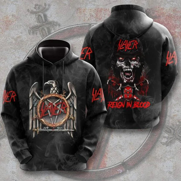 Sweat à capuche tendance pour homme et femme, imprimé 3D, style rock, Pull Over hip-hop, streetwear, Y2K - VALDIS™