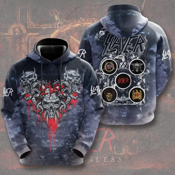 Sweat à capuche tendance pour homme et femme, imprimé 3D, style rock, Pull Over hip-hop, streetwear, Y2K - VALDIS™