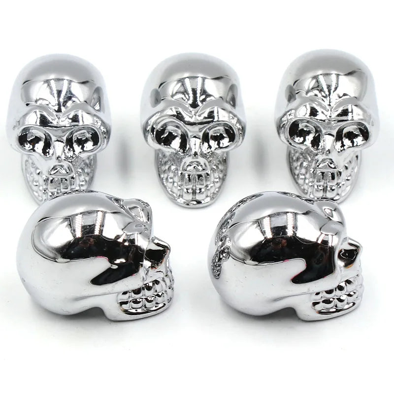 Mini statues de tête de mort en cristal de 2,5 cm, figurines de crâne transparentes en verre K9 galvanisé, accessoires de photographie colorés, décoration, 1 pièce - VALDIS™