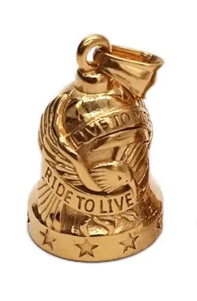Pendentif cloche de motard en acier inoxydable avec motif aigle et crâne de motard, motif Lady Rider, drapeau américain, maçonnique, indien, cadeau de Noël