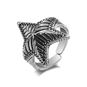 Bague vintage gothique en forme de tête de mort et d'ange pour femme, style hip-hop, couleur argent, papillon, cœur, tendance 2021