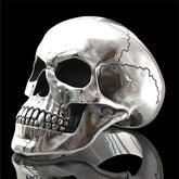 Bagues de motard hip-hop pour hommes, bagues tête de mort fantôme pour hommes, gothique, punk, métal, rock, bijoux, accessoires, vente en gros