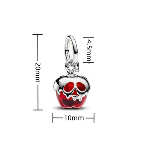 Breloques Disney Série Réveillon de Noël en argent 925 pour bracelet original, perles tête de mort Poker Jack, pour femme, bijoux cadeau