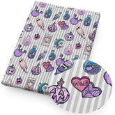 Tissu en polyester pur coton imprimé squelette fantôme Halloween, tissu patchwork, couture, matelassage, travaux d'aiguille - VALDIS™