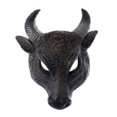 Masques de bœuf, buffle noir, cosplay, Halloween, demi-masque en PU, animal d'horreur, cosplay, accessoires de fête - VALDIS™