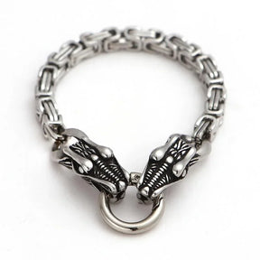 Bracelet tête de mort en perles pour homme, style rétro, punk, gothique, hip-hop, rock, moto, bijoux, cadeau