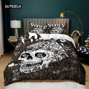 Parure de lit Skull Deadpool 240x220 200x200 Parure de lit Twin Queen King Double Linge de lit Housse de couette Linge de lit Grande main