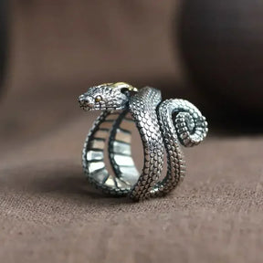 Bague ouverte ajustable style punk rétro, ailes d'ange, crâne, tendance hip-hop, bijoux pour hommes