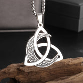 Collier avec pendentif tête de mort et corbeau de style nordique rétro pour homme, bijou personnalisé, amulette porte-bonheur, cadeau
