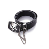 Ceinture gothique style punk sauvage, ceintures tendance pour hommes et femmes, motif tête de mort, personnalité européenne et américaine, produits tendance - VALDIS™