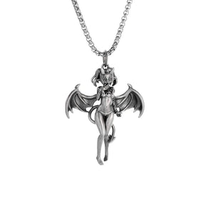Collier gothique avec tête de mort et croix de Jésus, bijou catholique pour homme, collier amulette religieux punk