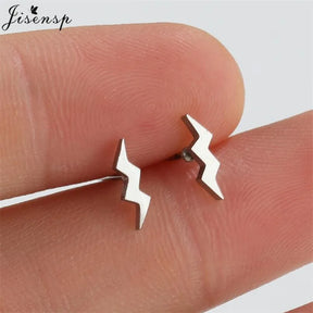 Boucles d'oreilles punk pirate crâne pour femme hip-hop noir fantôme squelette chauve-souris acier inoxydable boucles d'oreilles à tige fille Halloween oreille bijoux cadeau
